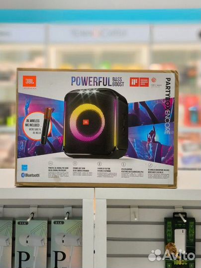 Jbl Partybox Encore с микрофоном