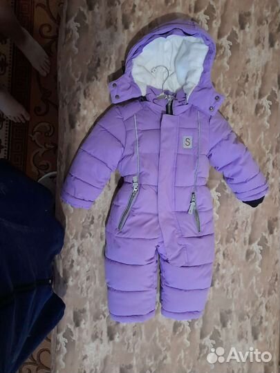 Зимний комбинезон новый рост 80