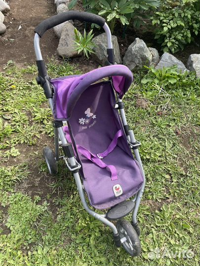 Коляска кукольная игрушечная