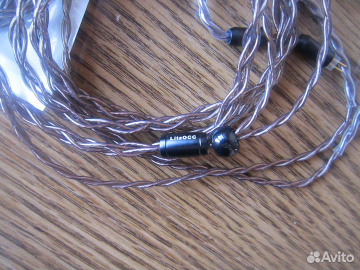Кабель медь литц 3,5 на 0,78 вилки новый