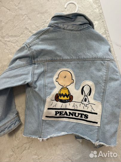 Джинсовая куртка детская zara