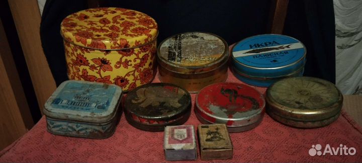 Жестяная банка, спичечный коробок СССР