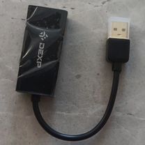 Сетевая карта 10/100 Мбт/с, USB 2.0