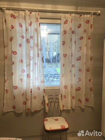 Шторы+4 подушки на стулья