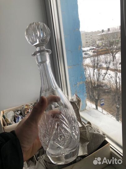 Графин хрустальный СССР