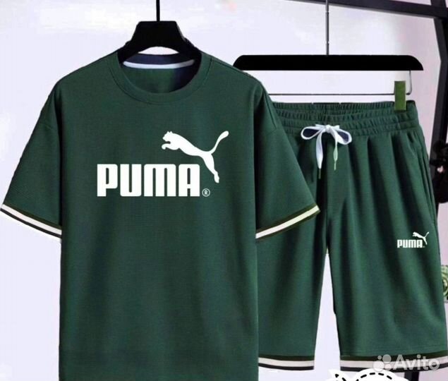 Летний костюм шорты и футболка puma