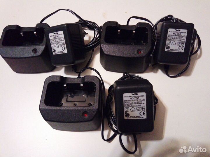 Vertex standard VAC-20, VAC-10, NC-76C зарядники