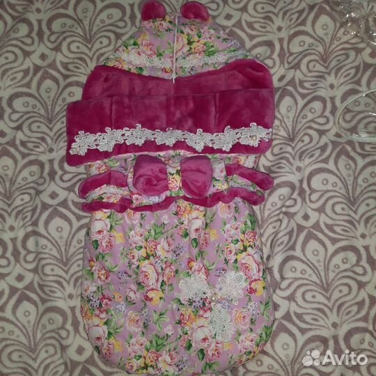 Конверт на выписку летний для девочки