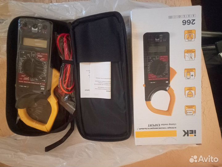 Токоизмерительные клещи 266 expert IEK