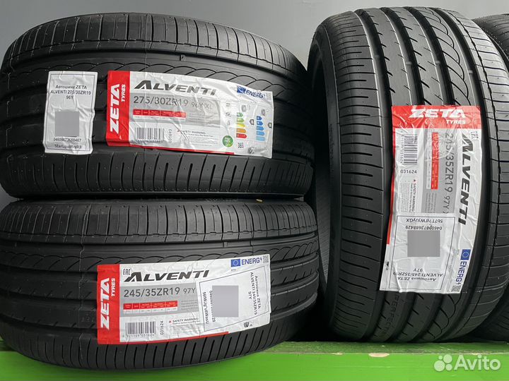 Zeta Alventi 245/35 R19 и 275/30 R19 96Y