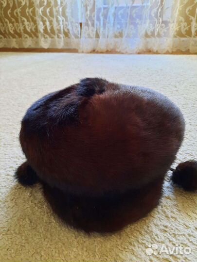 Шапка норковая женская