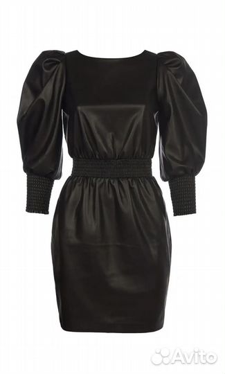 Платье из эко-кожи