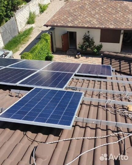 Солнечная электростанция для дома и дачи