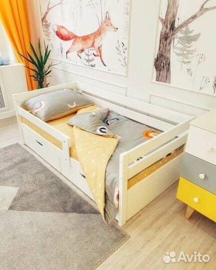 Детская кроватка из березы