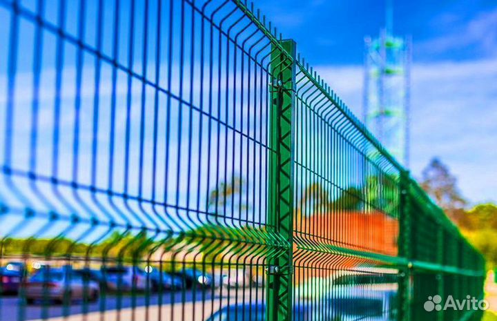 Забор 3Д гитерра с утановкой