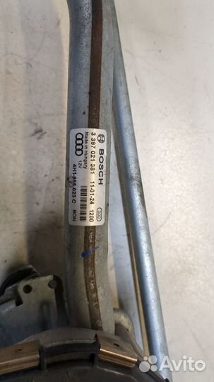 Механизм стеклоочистителя левый передний Audi A8 (D4), 2011