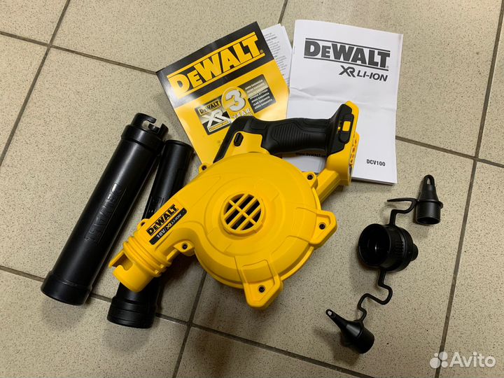 Воздуходув Dewalt DCV100 XR (18 В)