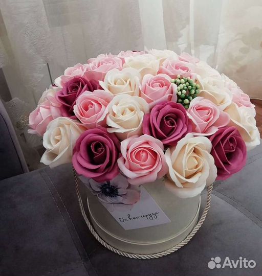 Букет цветов из мыла