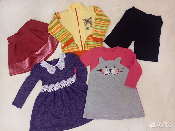 Вещи пакетом на девочку 3-5 лет