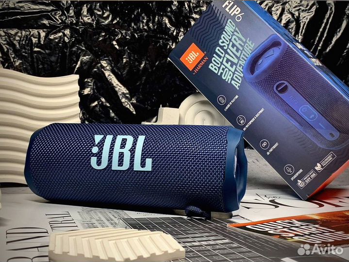 Колонка jbl Flip 6 синяя