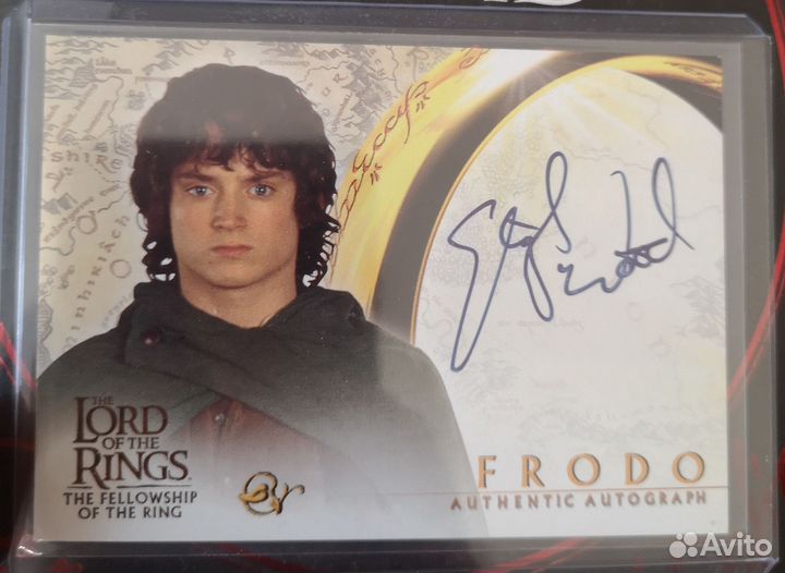Властелин колец автограф Элайджа Вуд