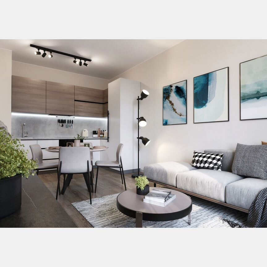 1-к. квартира, 41,7 м², 22/22 эт.