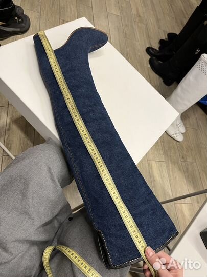 Сапоги ботфорты Sergio Rossi 37 Италии, деми