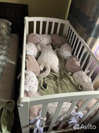 Детская кровать angela bella бьянка с матрасом