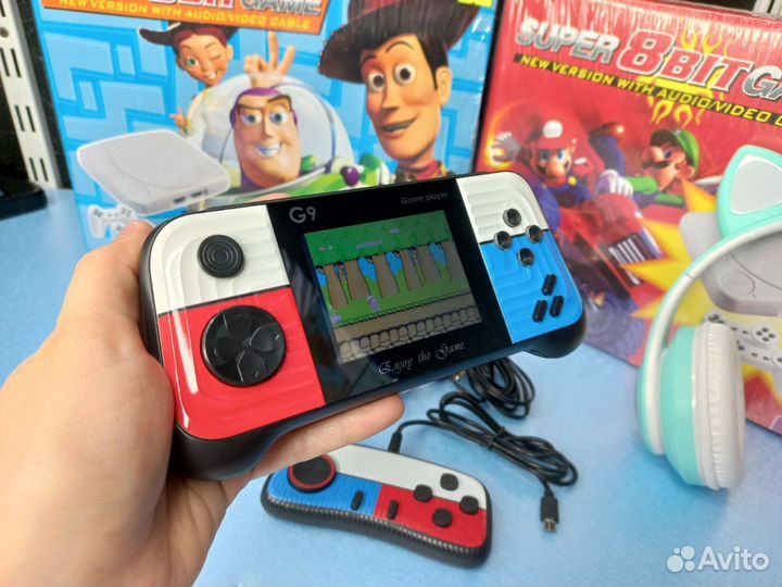 Игровая приставка +600 игр ультратонкая