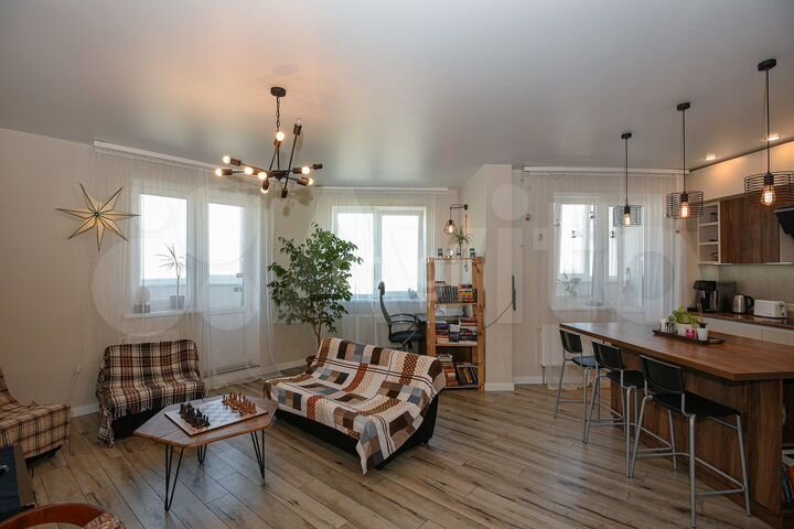 3-к. квартира, 81,6 м², 12/25 эт.