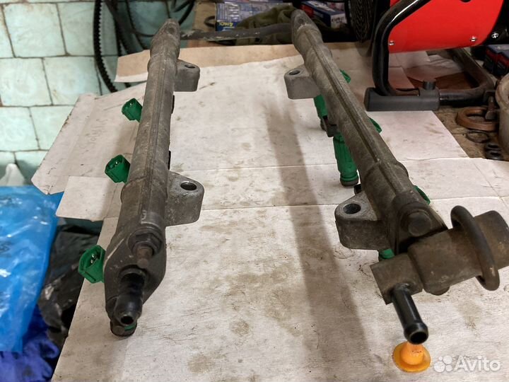 Топливная рампа, топливные форсунки Hyundai Sonata