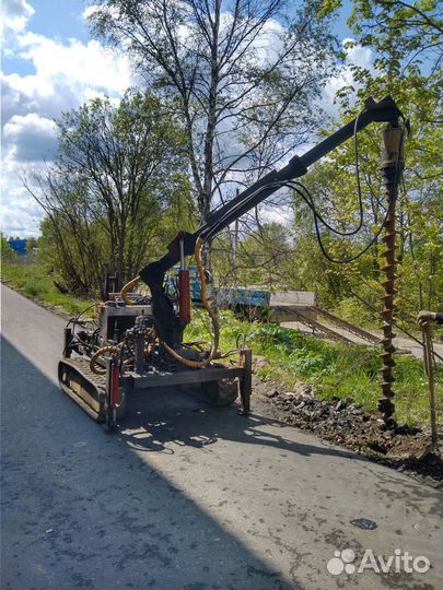 Услуги ямобура, бурение, монтаж винтовых свай