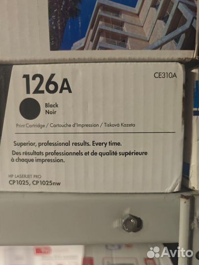 Тонер-картриджи HP 126A: CE310A-CE313A