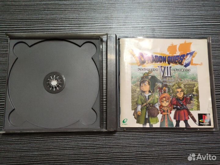 Диск PS1 Dragon Quest 7