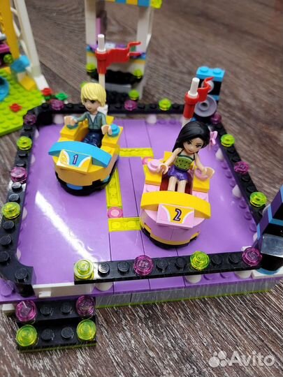 Lego френдс аттракцион автодром