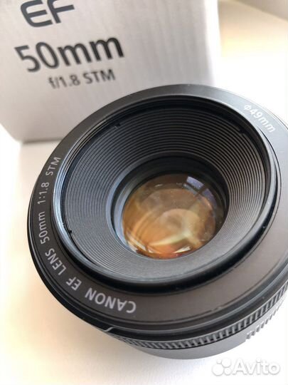 Объектив canon 50mm