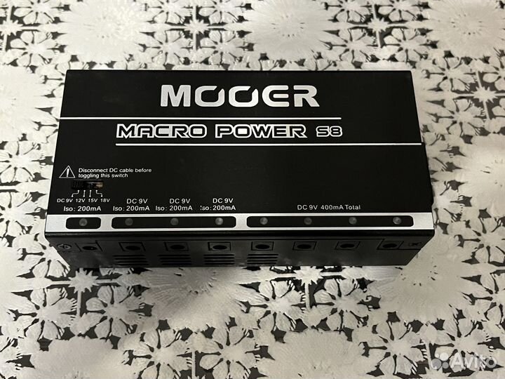 Бп для гитарный эффектов mooer Macro Power S8