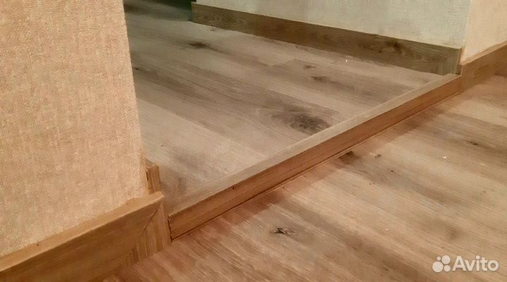 Укладка ламината, кварцвинила, линолеума, плинтуса