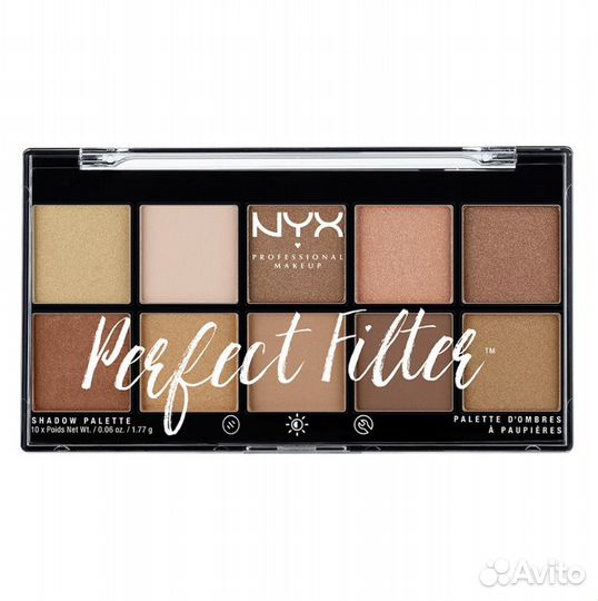 Тени для век nyx палетка NYX Professional Make Up