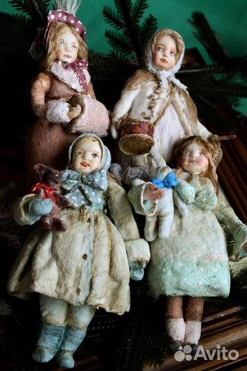 Коллекция ватных игрушек 