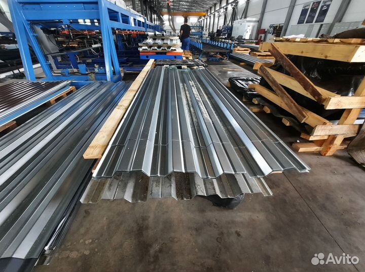 Профлист оцинкованный окрашенный С-8 0,65х1150