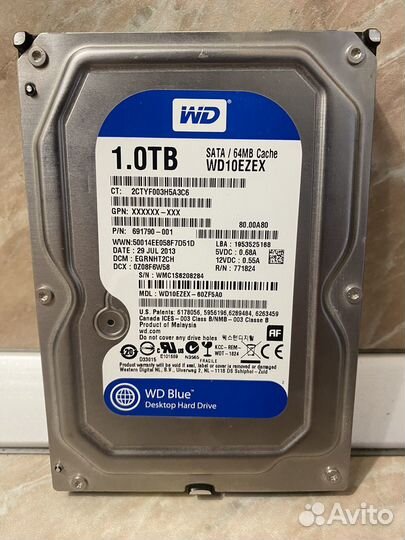 Жесткий диск 1 тб