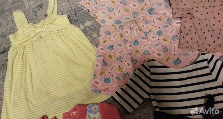 Детские вещи на девочку пакетом 86 92