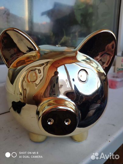 Копилка Золотая свинка