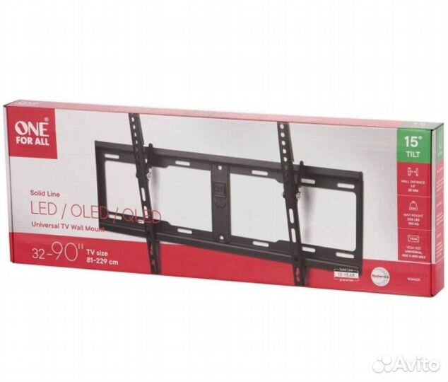 Кронштейн для тв наклонный One For All 32-90