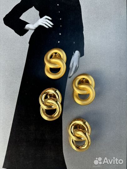 Винтажные клипсы Givenchy