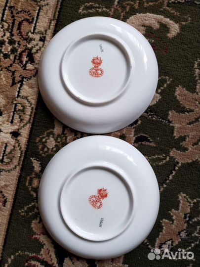 Антикварные блюдца гарднера.конаково.дулево
