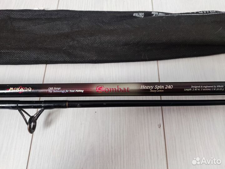 Спиннинг Mikado Combat Heavy Spin 240, 20-55g
