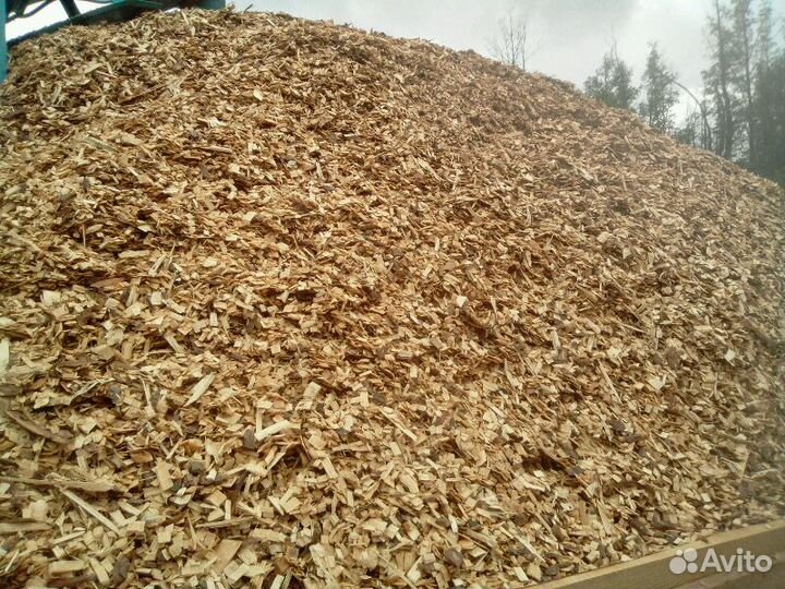 Щепа для мульчирования