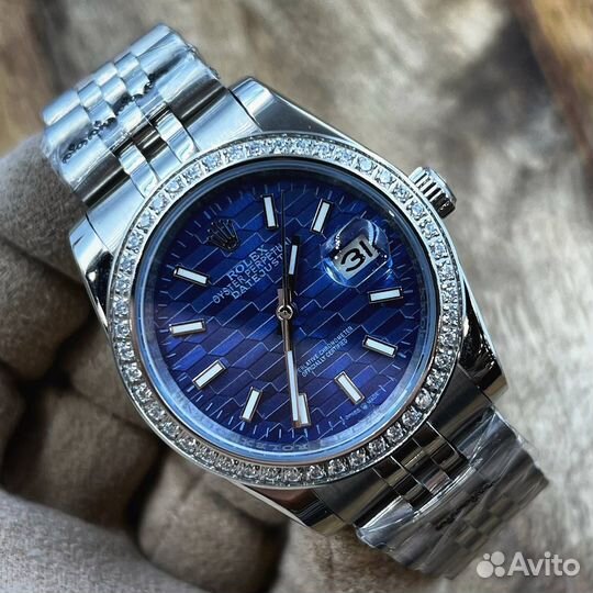 Rolex Datejust Часы Женские Синий